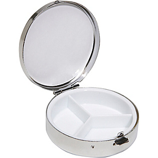 Mother of Pearl Round Pill Box